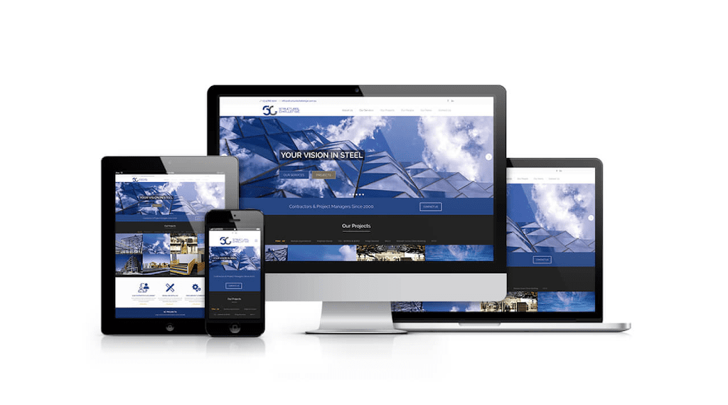 responsive web page