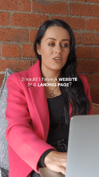 Website or Landing Page